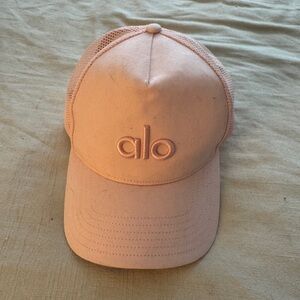 ALO Yoga Pink Trucker Hat